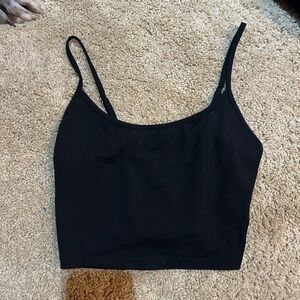 Black Women's Crop Top